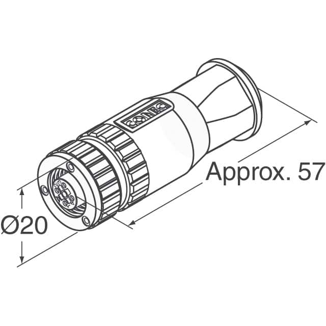 43-00092 Conec  Circular Connector Assemblies